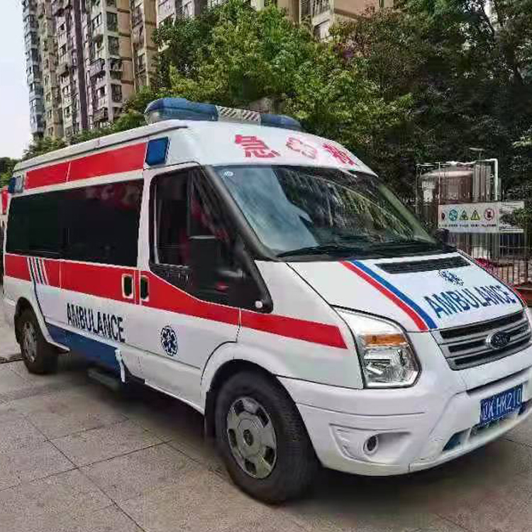 廉江长途救护车护送病人返乡